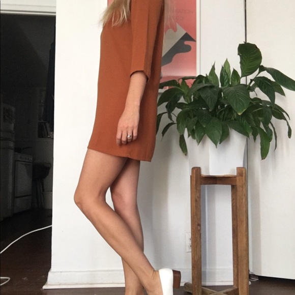 Rust Mini Dress - Picture 2 of 6